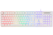 Tangentbord - Deltaco GAMING Full Size - Gaming Tangentbord - Nordisk - Vit - GAM-021-RGB-W