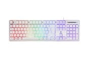 Tangentbord - Deltaco GAMING Full Size - Gaming Tangentbord - Nordisk - Vit - GAM-021-RGB-W