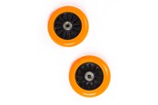 Utomhuslek - My Hood Set of Wheels 100 mm - Black/Orange - 505084