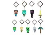 Merchandise - Paladone - Minecraft Backpack Buddies (Assorted) - Nyckelring - PP10844MCF