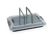Bakplåt & galler - Funktion Bakplåt Baking pan with lid 42x29 cm grey - 224464