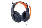 Hörlurar / Headset - Logitech Zone Learn Wired Over-Ear Headset for Learners USB-C - headphones with mic - replacement - 981-001383