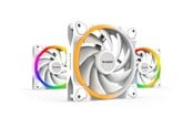 Chassi fläkt - be quiet! LIGHT WINGS 140mm PWM high-speed Triple-Pack - Chassi fläkt - 140mm - Vit med RGB-ljus - 31 dBA - BL103