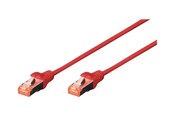 Nätverkskabel - DIGITUS Professional patch cable - 3 m - red RAL 3020 - 3m - DK-1644-030/R