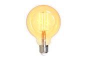 Smarta Hem - Deltaco SMART HOME FILAMENT LED-lampa, E27, WiFI, 5.5W, 1800K-6500K, vit - SH-LFE27G95