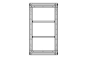 Väggfäste, AV-Möbel - Multibrackets M Pro Series - enclosure - for digital signage LCD panel - black - Max 48 kg - recommended for 46" - 7350105214745