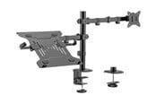 Monitorfäste - Gembird Monitor Arm & Notebook Tray - 1 x monitor 17"-32" & 1 x notebook 15.6" - MA-DA-03
