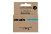 Skrivartillbehör-bläck-toner - Actis standard KH-655CR - cyan - refurbished - ink cartridge (alternative for: HP 655) - KH-655CR