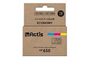 Skrivartillbehör-bläck-toner - Actis standard KH-650CR - colour (cyan magenta yellow) - remanufactured - ink cartridge (alternative for: HP 650 HP CZ102AE) - KH-650CR