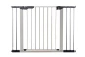 Babyvård - BabyDan Premier Säkerhetsgrind med 5 förlängningar, silver, 105,5-112,8 cm - 60117-2695-01