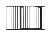 Babyvård - BabyDan Premier säkerhetsgrind, barngrind extra bred, svart, 119,3-125,6 cm - 60116-2697-01