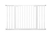 Babyvård - BabyDan Premier Säkerhetsgrind med 6 förlängningar, vit, 112-119,3 cm - 60114-2496-01