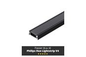 Smarta Hem - Light Solutions Aluminiumsprofil - Model S til Philips Hue og WiZ - Sort - 5714255008067