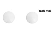 Fästen & gångjärn  - Home>it wooden knob Ø25 mm white oak 2 pcs - 12807