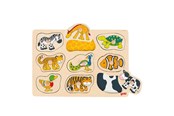 Pusselspel - Goki Wooden Animal Bubble Puzzle 9pcs. Trä - 57585