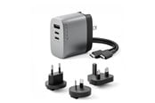 Mobile - Adapters & Chargers - ALOGIC 3 Port 67W Rapid Power Multi-Country GaN Charger - WCM3X67-SGR