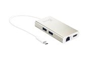 Dockning - j5create USB-C Multi-Adapter (with Ethernet and 60W PD) - JCA374-N