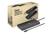 Dockning - Club 3D - docking station - USB-C / Thunderbolt 3 / Thunderbolt 4 - 3 x Thunderbolt 4 - GigE - CSV-1581