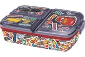 Skoltillbehör - Euromic CARS multi compartment sandwich box 18 x 13 cm - 088808735-51520