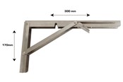 Fästen & gångjärn  - Home>it Foldable Shelf Bracket 300 x 170 mm - 16940