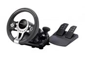 Spel Tillbehör - MAXX TECH Pro Racing Wheel Kit - Wired Wheel, gamepad and pedals set - Sony PlayStation 4 - 5055957703981