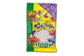 Kreativa spel - SES Creative Fuse Beads - White 1000pcs. - 00700