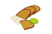 Träleksaker - Goki Bread Board with Sandwiches Wood - 51812
