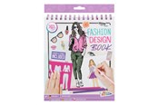 Kreativa spel - Grafix Fashion Design Sticker Book + Stencils - 230005