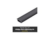 Smarta Hem - Light Solutions Aluminiumsprofil - Model G til Philips Hue og WiZ - Sort - 5714255008128