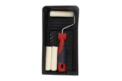 Målarfärg - Work>it Paint Roller Set Tray + 2 Mohair Refill Rollers - 38380