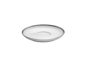 Kökstillbehör - Pillivuyt Saucer cecil Bistro 18 cl 14 cm White/Silver - 19631