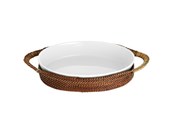 Kökstillbehör - Pillivuyt Basket oval 31 x 23 cm Light/Dark brown Nito wicker - 22390