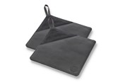 Kökstillbehör - Pillivuyt Potholder 20.5 x 20.5 cm 2 pcs. black canvas/leather - 29576