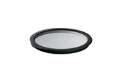 Kökstillbehör - Rösle Glass lid 20 cm Clear/Black Glass/Silicone - 22556
