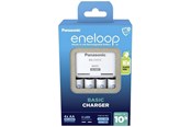 Battery - Panasonic eneloop Basic BQ-CC51 battery charger - 4 x AA type - NiMH - Europlug - K-KJ51MCD40E
