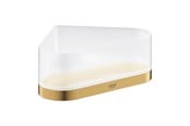 Badrumstillbehör - Grohe Selection Bakke til hjørne med holder børstet cool sunrise - 41038GN0