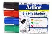 Skriv- och ritverktyg - Artline EK5109AW4 Big Nib Whiteboardmarker - EK5109AW4