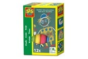 Kreativa spel - SES Creative Chalk - Colour 12 pcs. - 00201