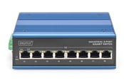 Switch - DIGITUS 8-Port Gigabit Ethernet Industrial Network PoE Switch - DN-651121