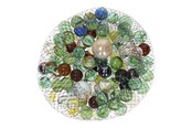Små presenter till barn - Goki Marbles in Net 88pcs. - 63926