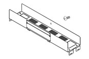 Rack chassis - APC - rack aisle crossover tray - FS-AC-4008-B
