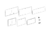 Rack chassis - APC HyperPod Frame 4ft Aisle End Panel - FS-FM-4005-B