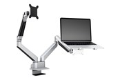 Monitorfäste - Multibrackets M VESA Gas Lift Arm Dual Arm w. Laptop Holder - 7350105211904