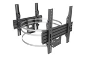 Väggfäste, AV-Möbel - Multibrackets M Pro Series - mounting kit - dual side - for 2 flat panels - black - Max 35 kg - recommended for 65" - 7350105213076