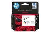 Skrivartillbehör-bläck-toner - HP 47 / 6ZD61AE - Cyan Magenta Yellow Ink - 6ZD61AE#BHL