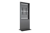 Väggfäste, AV-Möbel - Multibrackets M Pro Series - stand - for LCD display - enclosure totem - black - Max 35 kg - recommended for 55" - 7350105215292