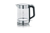 Vattenkokare - SEVERIN Vattenkokare WK 3420 - glass/brushed stainless steel/black - Glass/brushed stainless steel/black - 2200 W - WK3420