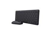 Tangentbord - Trust Lyra - Tastatur & Mus set - Nordisk - Svart - 25060