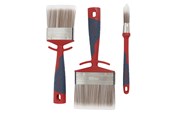 Målarfärg - Work>it Brushes in Sets of 1 Round and 2 Flat - 38490