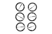 Decoration - Home>it Nicetrap Locking Rings 6 pcs. - 91627